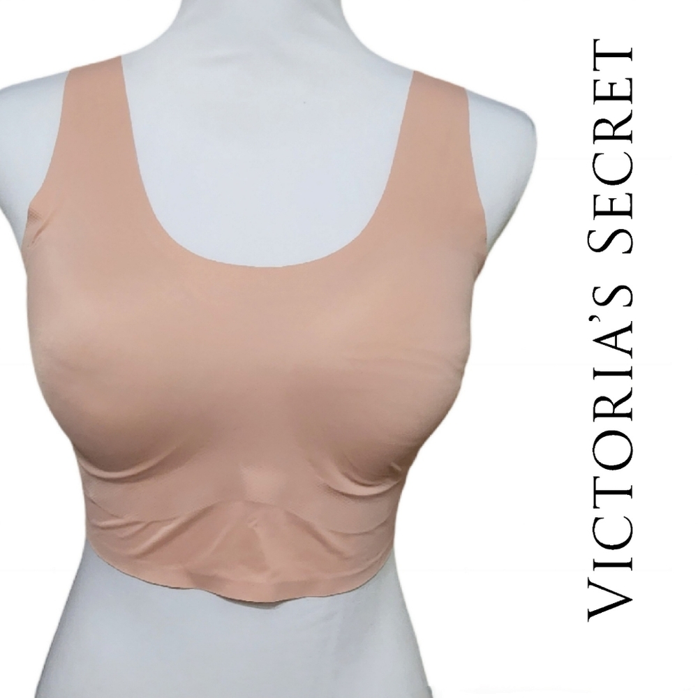 Victoria's Secret NWT Seamless Lounge Or Sleep Bra Pink Size Large